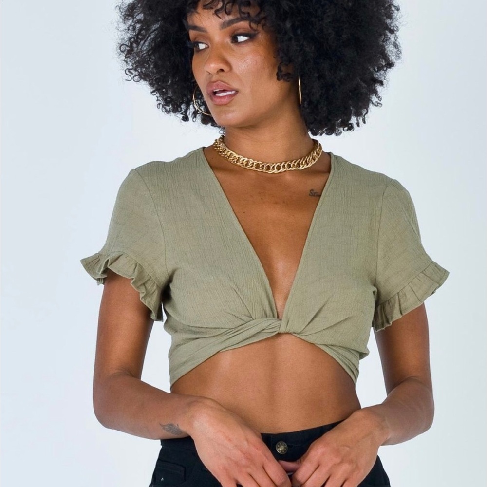 Princess Polly Honey Tie Up Top